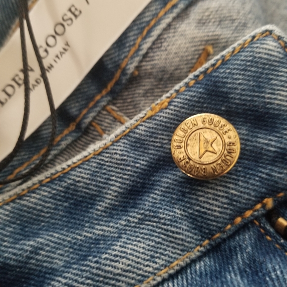 Golden Goose Karen Bootcut High Rise Jeans Size 28 Mid Wash Blue - Picture 6 of 9